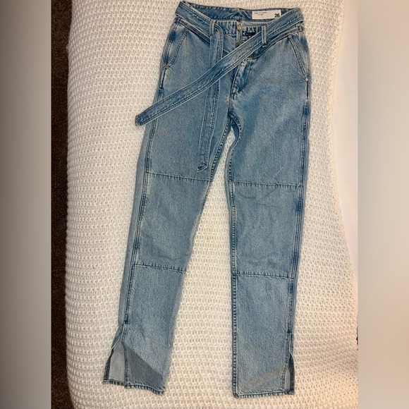 Rag & Bone Mia Yoke Straight Leg Jeans - Picture 6 of 8